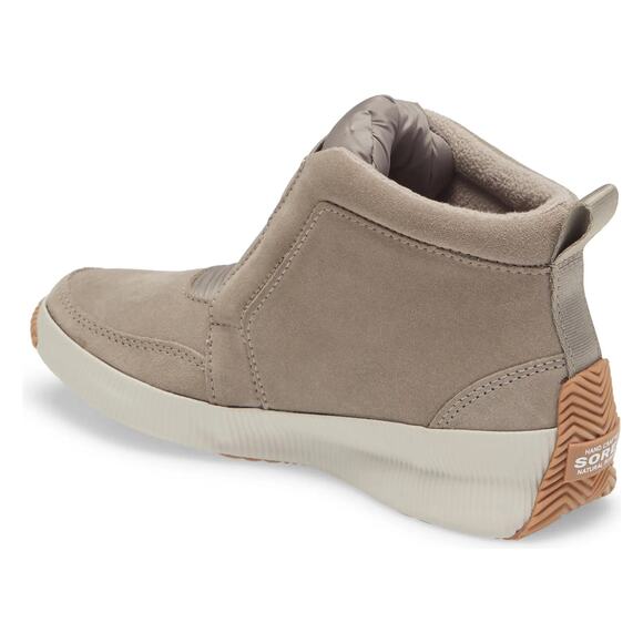 Sorel Women Ankle Bootie Out N About Plus Mid WP Size US 6 Kettle Grey Leather - Picture 3 of 6